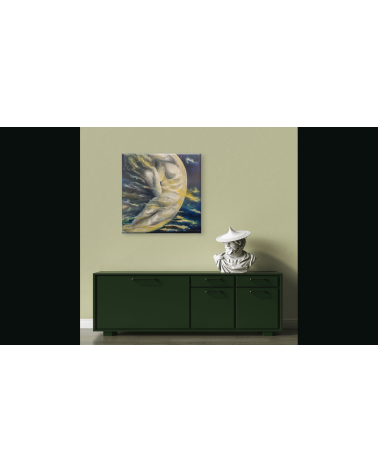 Tableau huile "Symbole de la Périodicité" — Claire Laloux | Madeleine