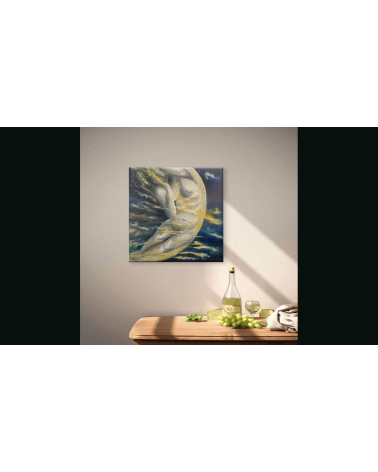 Tableau huile "Symbole de la Périodicité" — Claire Laloux | Madeleine