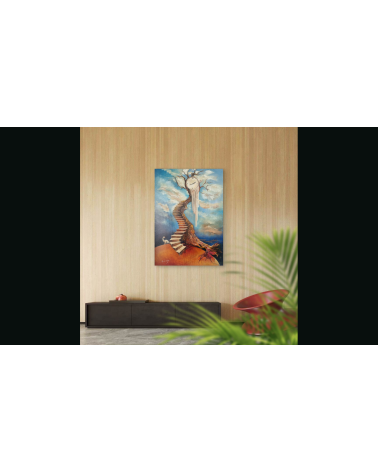 Tableau huile "Support Imaginatif de l'Ascension Spirituelle" — Claire