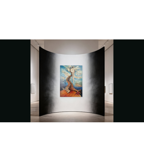 Tableau huile "Support Imaginatif de l'Ascension Spirituelle" — Claire