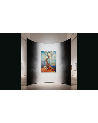 Tableau huile "Support Imaginatif de l'Ascension Spirituelle" — Claire