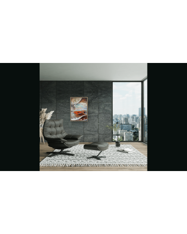 Tableau huile "Mélodie d'un Rapace" — Claire Laloux | Madeleine Home D