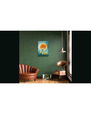 Tableau huile "Connexion Planétaire" — Claire Laloux | Madeleine Home