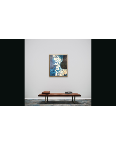 Tableau huile "Sideral Tatoo" — Claire Laloux | Madeleine Home Design