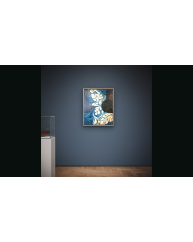 Tableau huile "Sideral Tatoo" — Claire Laloux | Madeleine Home Design