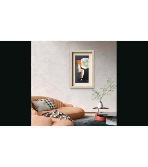 Tableau huile "Indifférence" — Claire Laloux | Madeleine Home Design