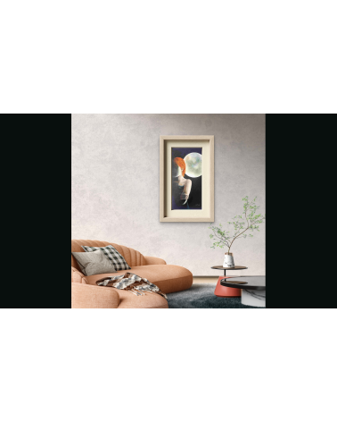 Tableau huile "Indifférence" — Claire Laloux | Madeleine Home Design