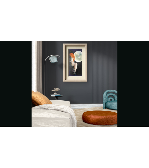 Tableau huile "Indifférence" — Claire Laloux | Madeleine Home Design