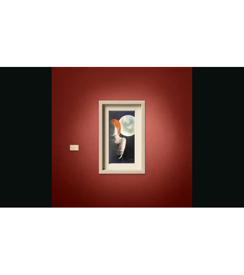 Tableau huile "Indifférence" — Claire Laloux | Madeleine Home Design