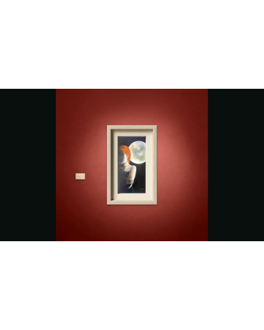 Tableau huile "Indifférence" — Claire Laloux | Madeleine Home Design