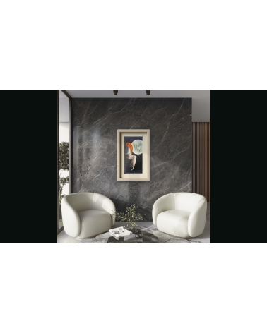 Tableau huile "Indifférence" — Claire Laloux | Madeleine Home Design