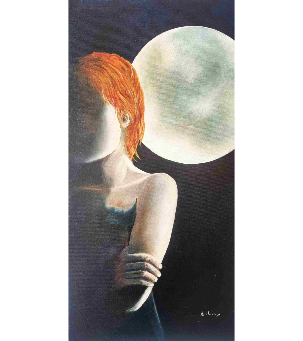 Tableau huile "Indifférence" — Claire Laloux | Madeleine Home Design