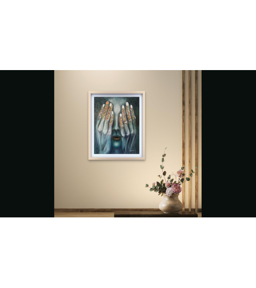 Tableau huile "1, 2, 3, Piano" — Claire Laloux | Madeleine Home Design