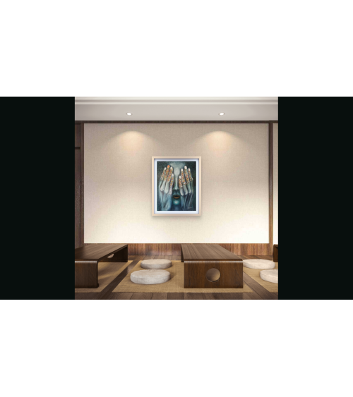 Tableau huile "1, 2, 3, Piano" — Claire Laloux | Madeleine Home Design