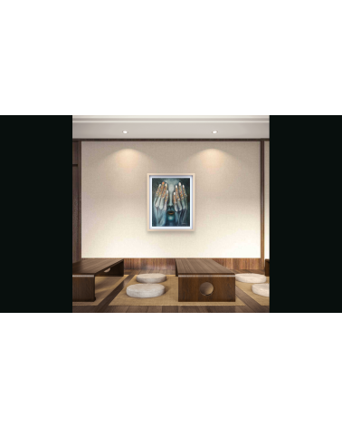 Tableau huile "1, 2, 3, Piano" — Claire Laloux | Madeleine Home Design