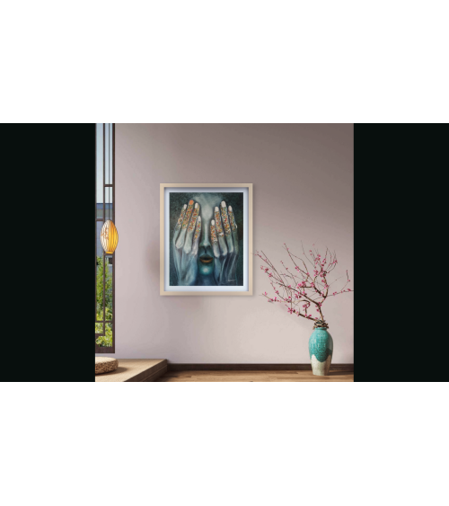 Tableau huile "1, 2, 3, Piano" — Claire Laloux | Madeleine Home Design