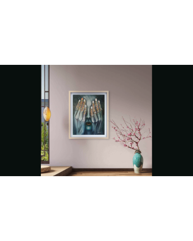 Tableau huile "1, 2, 3, Piano" — Claire Laloux | Madeleine Home Design