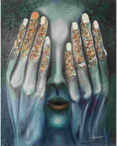 Tableau huile "1, 2, 3, Piano" — Claire Laloux | Madeleine Home Design