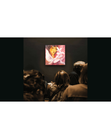 Tableau huile "Esmeralda" — Claire Laloux | Madeleine Home Design