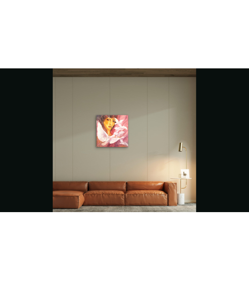 Tableau huile "Esmeralda" — Claire Laloux | Madeleine Home Design