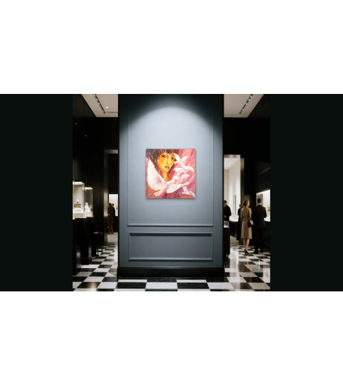 Tableau huile "Esmeralda" — Claire Laloux | Madeleine Home Design