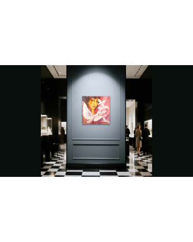 Tableau huile "Esmeralda" — Claire Laloux | Madeleine Home Design