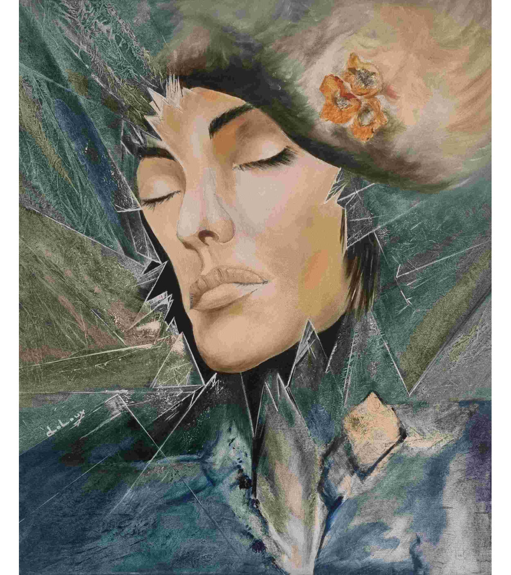 Tableau huile "Amour Brisé" — Claire Laloux | Madeleine Home Design