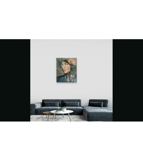 Tableau huile "Amour Brisé" — Claire Laloux | Madeleine Home Design