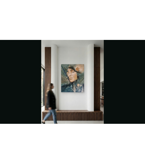 Tableau huile "Amour Brisé" — Claire Laloux | Madeleine Home Design