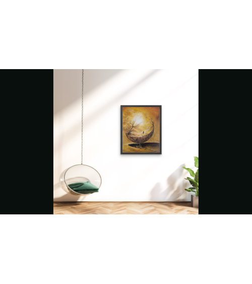 Tableau huile "Atteindre la Lumière" — Claire Laloux | Madeleine Home