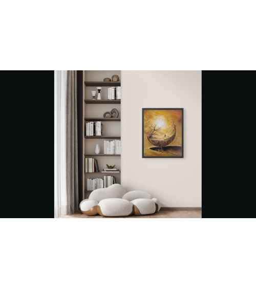 Tableau huile "Atteindre la Lumière" — Claire Laloux | Madeleine Home