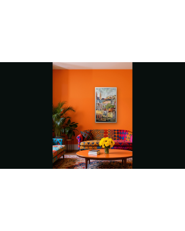 Tableau huile "Qua Inspirante" — Claire Laloux | Madeleine Home Design