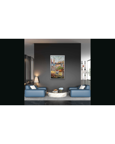 Tableau huile "Qua Inspirante" — Claire Laloux | Madeleine Home Design