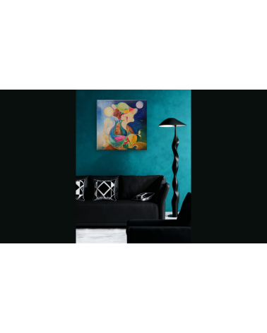 Tableau huile "Transcendance des Lumières" — Claire Laloux | Madeleine