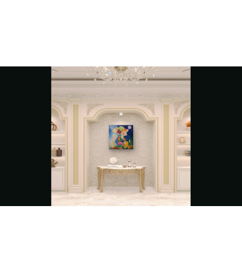 Tableau huile "Transcendance des Lumières" — Claire Laloux | Madeleine