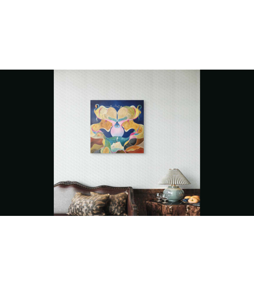 Tableau huile "Un Autre Voyage" — Claire Laloux | Madeleine Home Desig