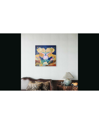 Tableau huile "Un Autre Voyage" — Claire Laloux | Madeleine Home Desig