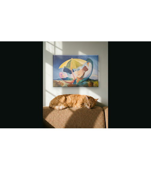 Tableau huile "Un Autre Voyage" — Claire Laloux | Madeleine Home Desig