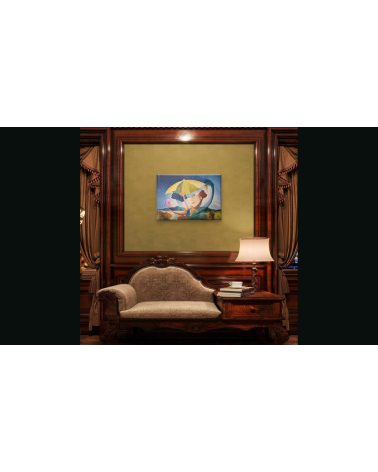 Tableau huile "Renaissance" — Claire Laloux | Madeleine Home Design