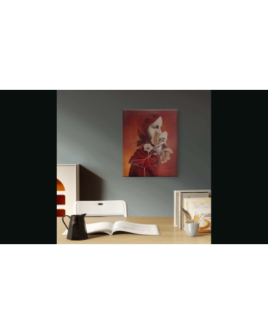 Tableau huile "Démasquez-Vous" — Claire Laloux | Madeleine Home Design