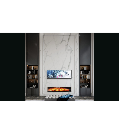 Tableau « NYMPHEAS DE GIVERNY EN NOIR ET BLANC » Nathalie Soulet