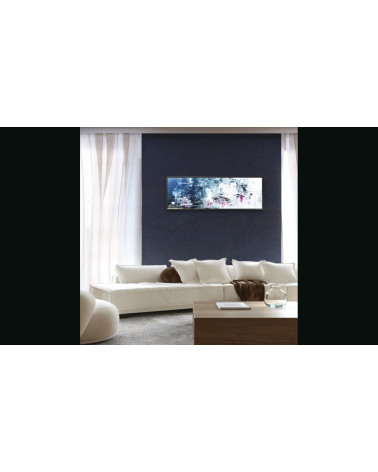 Tableau « NYMPHEAS DE GIVERNY EN NOIR ET BLANC » Nathalie Soulet