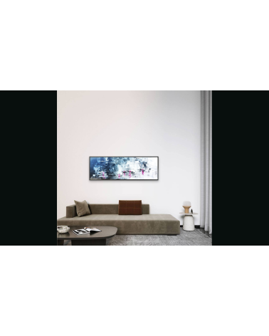 Tableau « NYMPHEAS DE GIVERNY EN NOIR ET BLANC » Nathalie Soulet