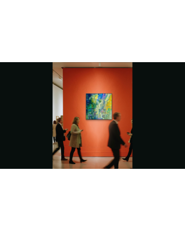 Tableau « Nymphéas d'un Jour » 60×60 cm Nathalie Soulet | LEV Arts