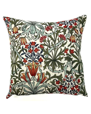 Coussin florale style Morris