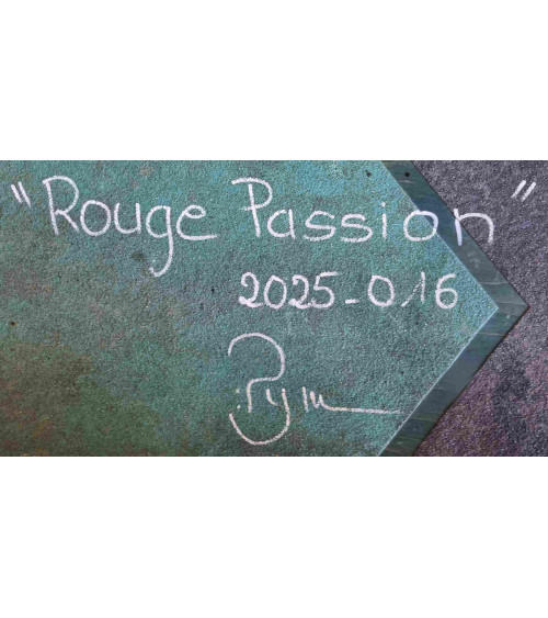 Skateboard peint « Rouge Passion » PyM Louboutin Street Art | Madelein