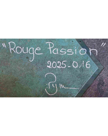 Skateboard peint « Rouge Passion » PyM Louboutin Street Art | Madelein