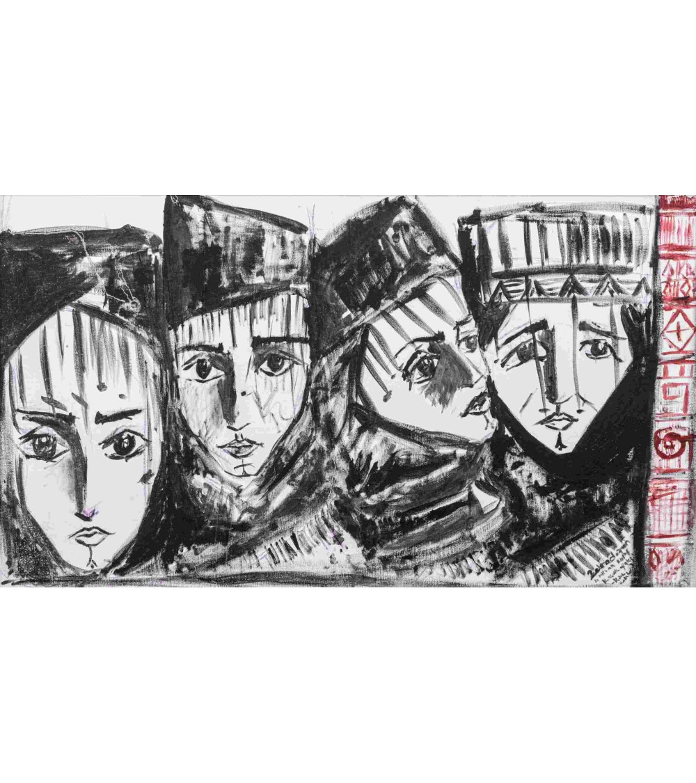 Zehra Doğan — Femmes kurdes 1 | Digigraphie limitée