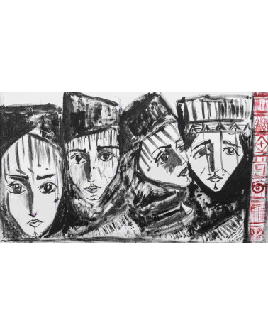 Zehra Doğan — Femmes kurdes 1 | Digigraphie limitée