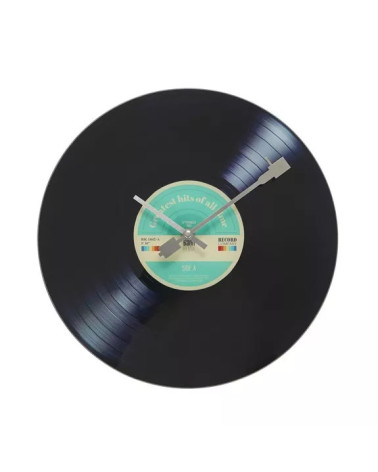 Horloge murale vinyle 'Greatest hits'